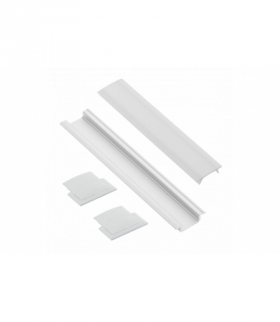 Zestaw GLAX wpuszczany biały GTV PA-ZGLAXOMZ-10