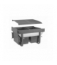 Segregator do śmieci z mocowaniem przednim na prowadnicy H45 2x15l do szafki 450 mm antracytowy GTV PB-45-MF2X15-60A