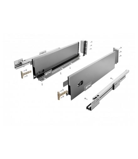 Szuflada AXIS 350mm niska szara GTV PB-AXIS-KPL350A