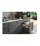 Szuflada AXISPRO 350mm antracyt - bardzo wysoka H199 GTV PB-AXISPRO-KPL350D