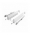Szuflada AXISPRO 400mm biała - średnia H116 GTV PB-AXISPRO-KPL400B1
