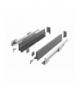 Szuflada AXISPRO 450mm antracyt - niska H84 GTV PB-AXISPRO-KPL450A