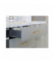 Szuflada AXISPRO 450mm antracyt - niska H84 GTV PB-AXISPRO-KPL450A