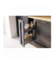Szuflada AXISPRO 450mm antracyt - niska H84 GTV PB-AXISPRO-KPL450A