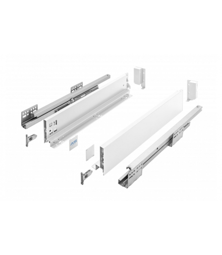 Szuflada AXISPRO 500mm biała - niska H84 GTV PB-AXISPRO-KPL500A1