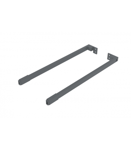 Reling wzdłużny kwadratowy do szuflad AXISPRO 300mm antracyt GTV PB-AXISPRO-RELKW300