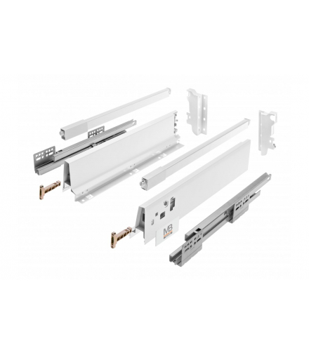 Modern Box kwadratowy 450mm średni 40kg biały GTV PB-KW-KPL450B1