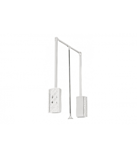 Pantograf z gazowym podnośnikiem 545mm - 700mm (stalowy - biały) GTV PG-GA4560-10