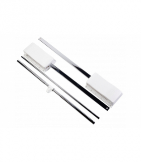 Pantograf z gazowym podnośnikiem 875mm - 1200mm (stalowy - biały GTV PG-GA83115-10