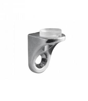 Podpórka do półek szklanych CGP mocowana na wkręt, z gumką (chrom) GTV PP-GL-CGP-01