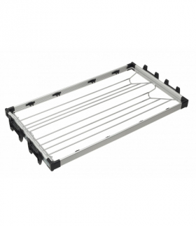 Szuflada na obuwie aluminium do szaf 70cm pełny wysuw GTV PP-OBUW70-PW