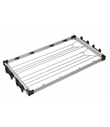 Szuflada na obuwie aluminium do szaf 70cm pełny wysuw GTV PP-OBUW70-PW