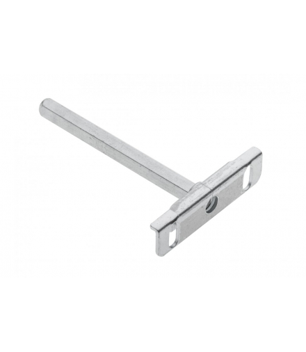 Podpórka do półek niewidoczna smart 76x19x11mm, trzpień 10x100 mm GTV PP-SMART-000