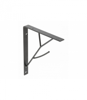 Podpórka do półki TREE, 20x17 cm, czarny mat GTV PP-TREE-20M