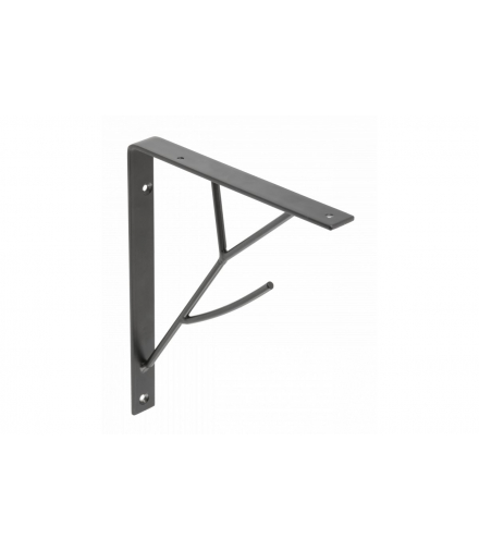 Podpórka do półki TREE, 20x17 cm, czarny mat GTV PP-TREE-20M