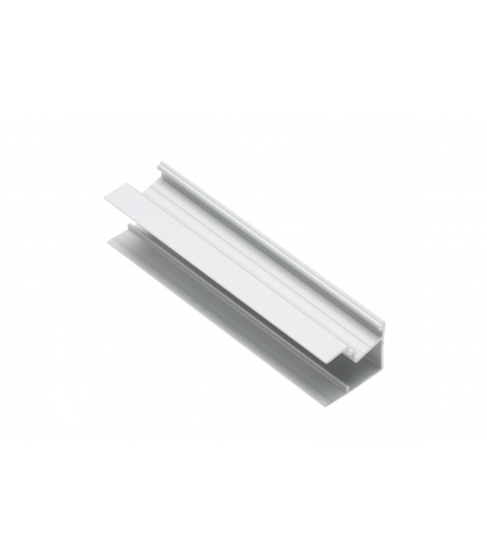 Profil aluminiowy LED cokołowy wąski, nabijany GLAX Mini silver L 3007 mm GTV PA-GLAXMNBJW3M-AL