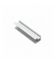Profil aluminiowy LED cokołowy wąski, nabijany GLAX Mini silver L 3007 mm GTV PA-GLAXMNBJW3M-AL