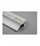 Profil aluminiowy LED wieńcowy - GLAX silver PŁYTA 19mm L2m GTV PA-GLAXWN19-AL
