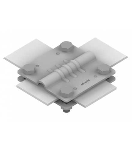 Złącze krzyżowe /duże/ B 50mm 2 płytki-4xM8 /OG/ TYP AN-03A/OG/-1