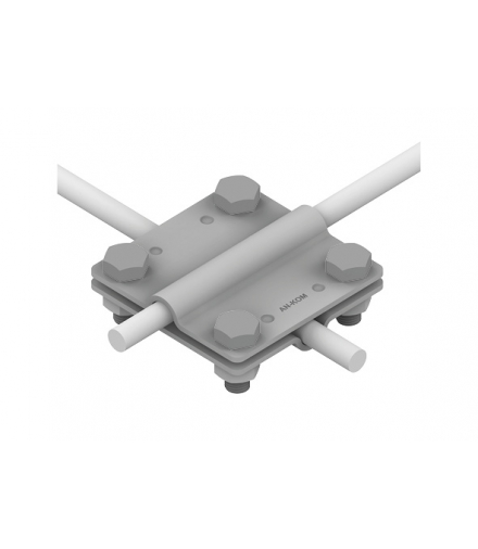 Złącze krzyżowe 2 płytki,4xM8x40, B do 40 mm /OG/ TYP AN-03Z/OG/