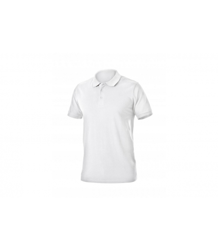 Polo bawełniane, biały, XL