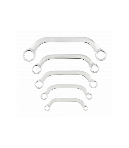 Klucze oczkowe typu C 5 szt Hogert HT1W599