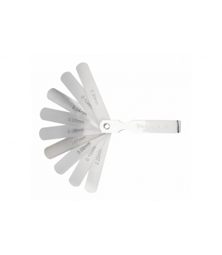 Szczelinomierz 9 el 0,04-0,3 mm Hogert HT8G330