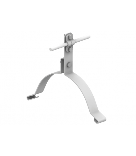 Uchwyt gąsiorowy profilowany Z-śruba WZÓR 24 H 10 cm /OG/ TYP AN-151U/OG/