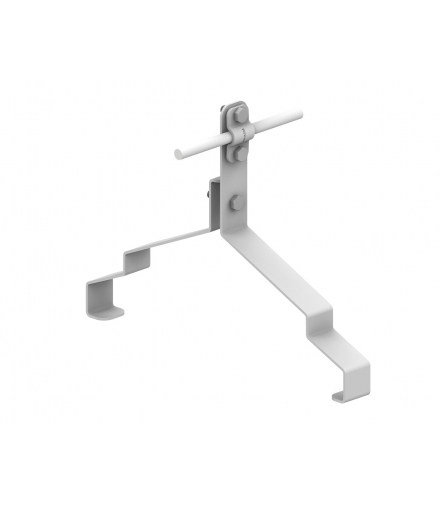 Uchwyt gąsiorowy profilowany Z-śruba WZÓR 25 H 10 cm /OG/ TYP AN-151W/OG/