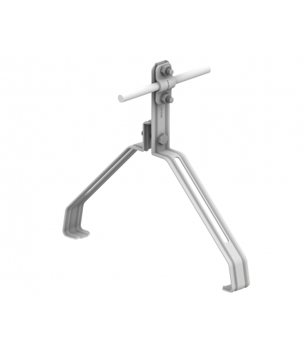 Uchwyt gąsiorowy profilowany Z-śruba WZÓR 26 H 10 cm /OG/ TYP AN-151Z/OG/-N