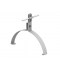 Uchwyt gąsiorowy uniwersalny 210mm Z-śruba H 13 cm /OG/ TYP AN-14G/OG/