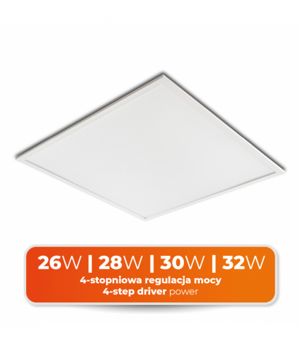 Oprawa LED ORIO 60X60 26W barwa NEUTRALNA NEXUS 02NSOO26WNB