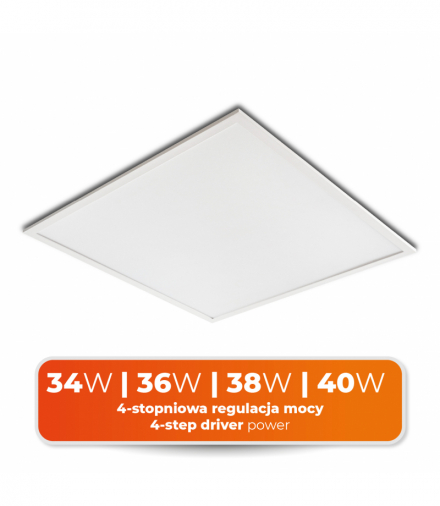 Oprawa LED ORIO 60X60 40W barwa NEUTRALNA NEXUS 02NSOO40WNB