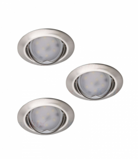 Zestaw opraw do wbudowania wraz z źródłem TRIBIS II GU10 Kanlux 23848