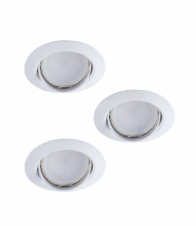 Zestaw opraw do wbudowania wraz z źródłem TRIBIS II GU10 Kanlux 23854