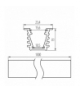 Profil aluminiowy PROFILO anodowany Kanlux 19756