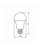 Żarówka LED A60 LED E27 3000K 8W 810lm Kanlux 31202