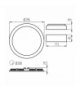 Oprawa typu downlight ROUNDA V2LED 3000K Kanlux 33524