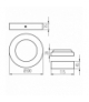 Oprawa typu downlight CARSA V2LED 4000K Kanlux 33541