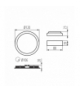 Oprawa typu downlight ROUNDA V2LED 3000K Kanlux 33562