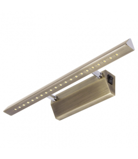 RITON LED 4W ANTIC BRASS 4000K Oprawa Kinkiet nad listra obrazy