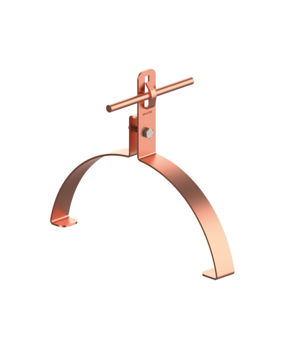 Uchwyt gąsiorowy uniwersalny 210mm Z-zagięcie H 13 cm /CU/ TYP AN-14/CU/