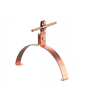 Uchwyt gąsiorowy uniwersalny 210mm Z-śruba H 10 cm /CU/ TYP AN-15G/CU/