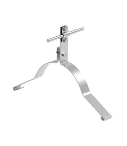 Uchwyt gąsiorowy profilowany Z-śruba WZÓR 13 H 10 cm /OH/ TYP AN-151F/OH/