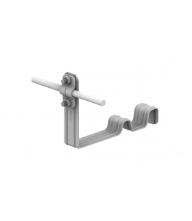 Uchwyt dachówkowy profilowany prosty Z-śr. WZÓR 15 H 10cm /OG/ TYP AN-25M/OG/-N