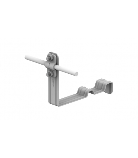 Uchwyt dachówkowy profilowany prosty Z-śr. WZÓR 3 H 10cm /OG/ TYP AN-24G/OG/-N