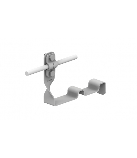 Uchwyt dachówkowy profilowany skręcony Z-śr. WZÓR 18 H 10cm /OG/ TYP AN-28P/OG/