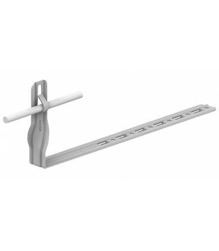 Uchwyt dachówkowy regulowany skręcony Z-zag. L 28cm,H 10,4cm /OG/ TYP AN-22KL/OG/-N