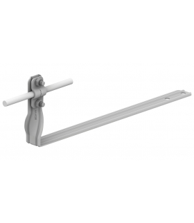 Uchwyt dachówkowy uniwersalny skręcony Z-śruba L 42cm,H 9,6cm /OG/ TYP AN-29A/OG/-N