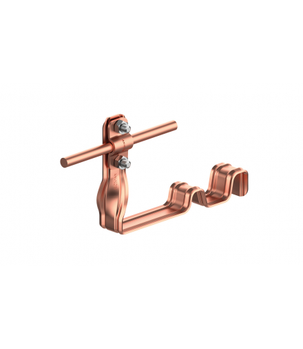 Uchwyt dachówkowy profilowany skręcony Z-śr. WZÓR 15 H 10cm /CU/ TYP AN-28M/CU/-N